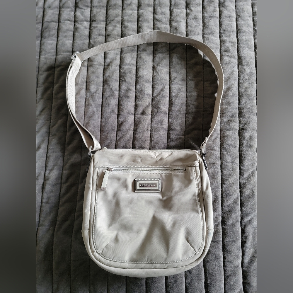Calvin Klein Light Beige Crossbody Bag